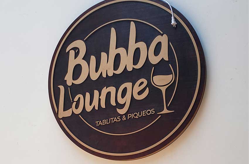 Letrero para interiores - Bubba Lounge - Corte Laser Manta