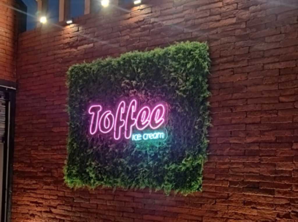 Letrero Led Neon flex - Toffee Ice Cream